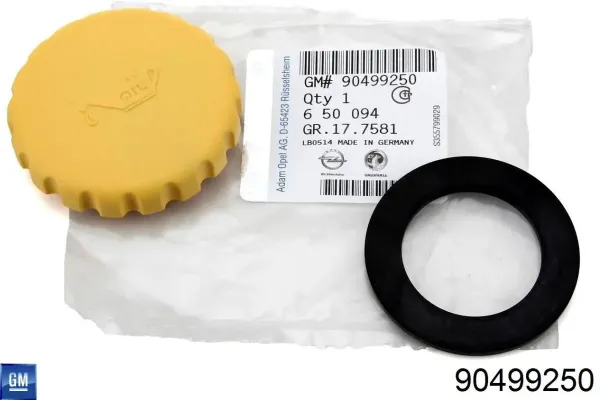 Korek wlewu oleju 90499250 General Motors