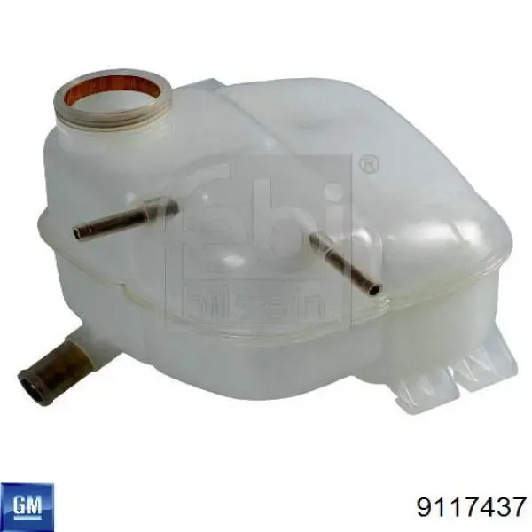 Zbiorniczek wyrównawczy układu chłodzenia 9117437 General Motors