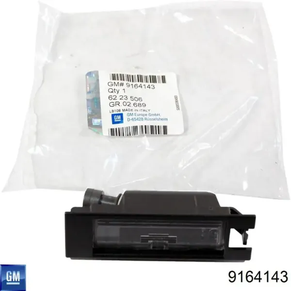 Lampa oświetlenia tylnej tablicy rejestracyjnej 9164143 General Motors