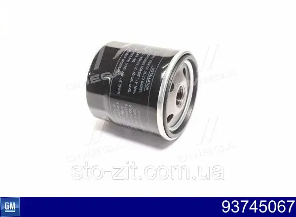 Filtr oleju 93745067 General Motors