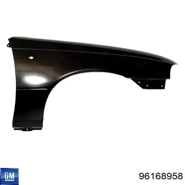 Błotnik przedni prawy 96168958 General Motors