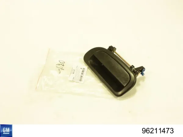 Klamka drzwi lewych zewnętrzna przednia/tylna 96211473 General Motors