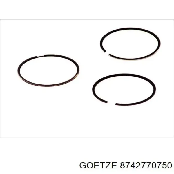 Tłok, komplet na 1 cylinder, 2. naprawa (+0,50) 8742770750 Goetze
