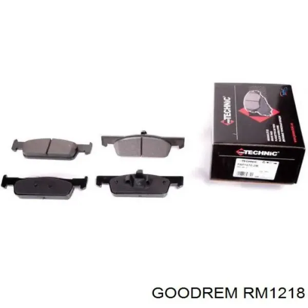 Klocki hamulcowe przednie tarczowe RM1218 Goodrem
