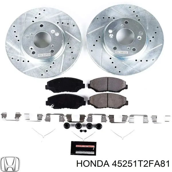 Tarcza hamulcowa przednia 45251T2FA81 Honda