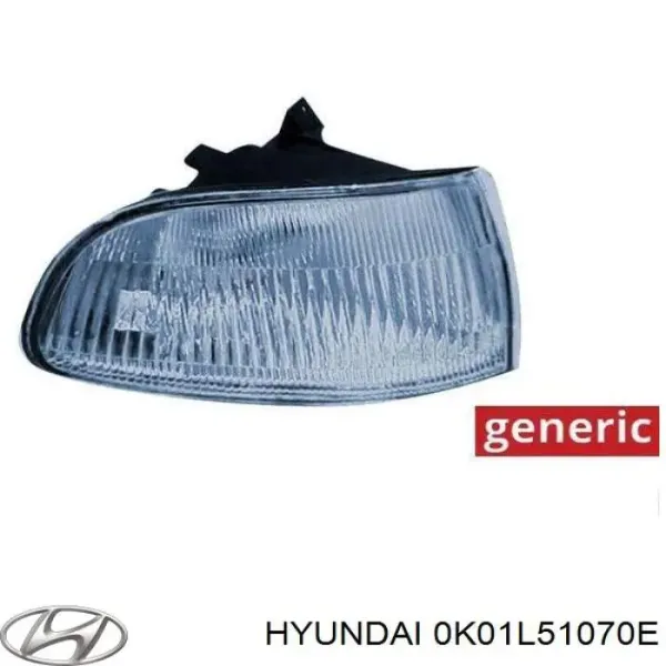 Kierunkowskaz lewy KIA Sportage I