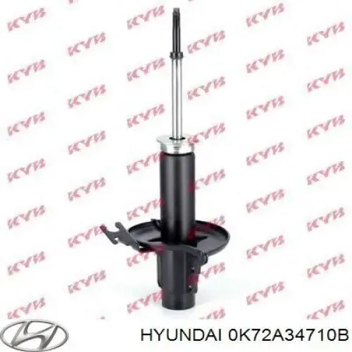 Amortyzator przedni 0K72A34710B Hyundai/Kia
