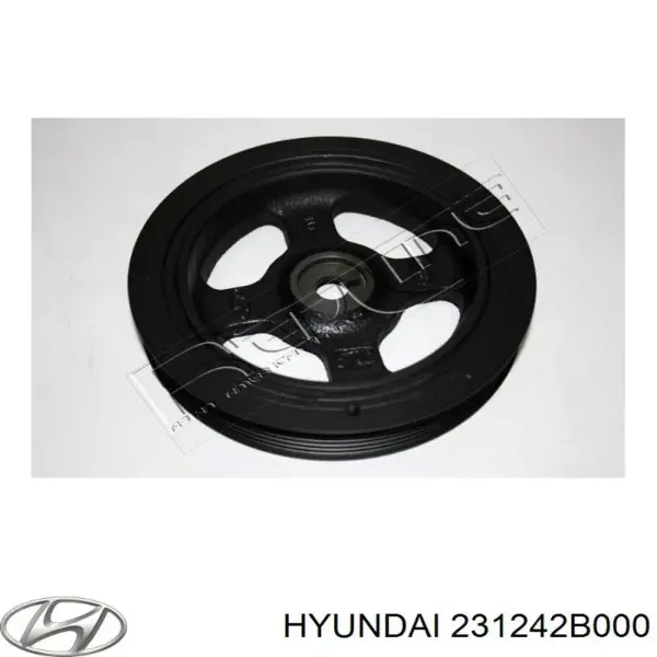 Koło pasowe wału korbowego Hyundai/Kia 231242B000 cena, od