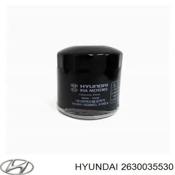 Do koszyka 2630035530 Hyundai/Kia Filtr oleju
