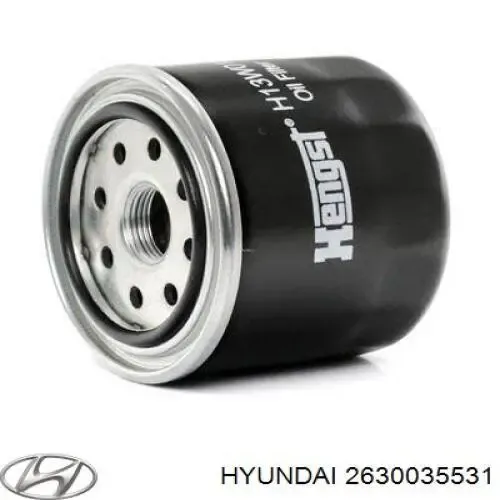 Do koszyka 2630035531 Hyundai/Kia Filtr oleju