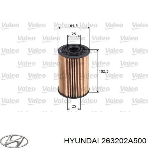 Filtr oleju Hyundai/Kia 263202A500 cena, od