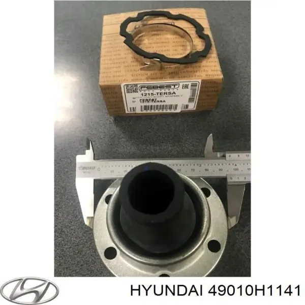 Wał Cardana, do mostu przedniego 49010H1141 Hyundai/Kia
