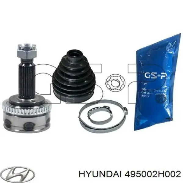 Półoś napędowa przednia prawa 495002H002 Hyundai/Kia