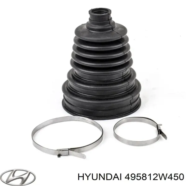 Osłony przegubów homokinetycznych półosi przedniej, zestaw 495812W450 Hyundai/Kia