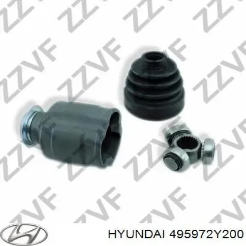 Do koszyka 495972Y200 Hyundai/Kia Przegub homokinetyczny wewnętrzny przedni prawy