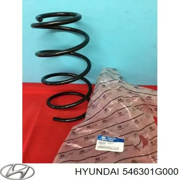 Sprężyna przednia 546301G000 Hyundai/Kia