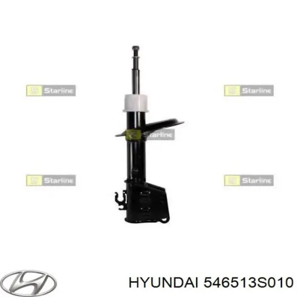 Amortyzator przedni lewy 546513S010 Hyundai/Kia