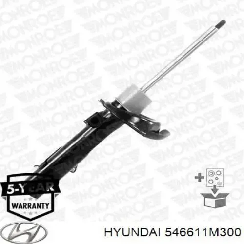 Amortyzator przedni prawy 546611M300 Hyundai/Kia