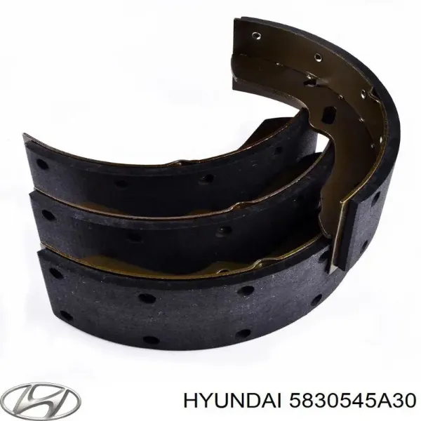 Klocki hamulcowe tylne bębnowe 5830545A30 Hyundai/Kia