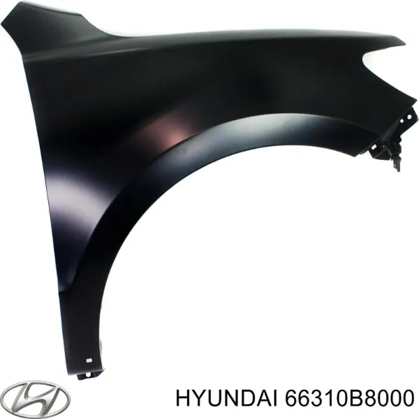 Błotnik przedni lewy 66310B8000 Hyundai/Kia