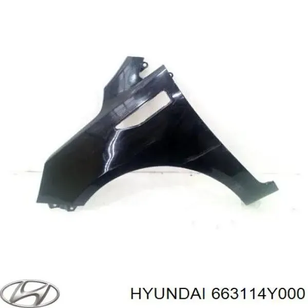 Błotnik przedni lewy 663114Y000 Hyundai/Kia