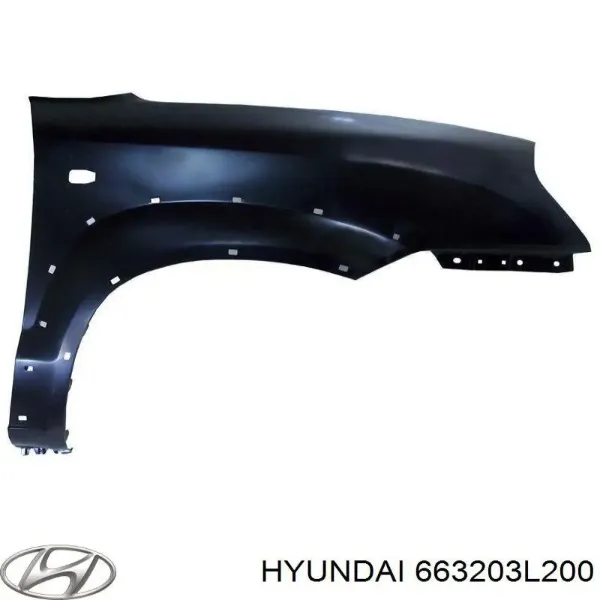 Błotnik przedni prawy Hyundai Grandeur TG