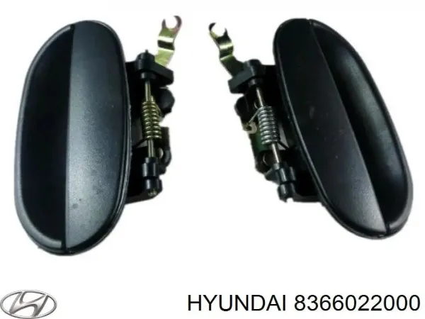 Klamka drzwi tylnych prawa zewnętrzna 8366022000 Hyundai/Kia