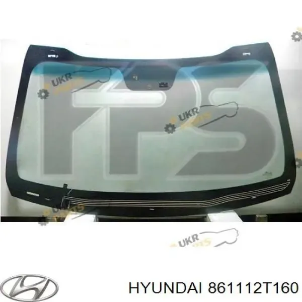 Szyba przednia 861112T160 Hyundai/Kia