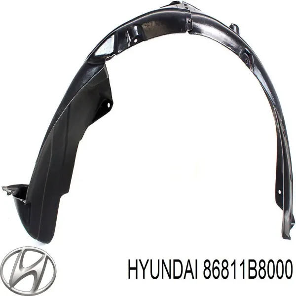 Nadkole błotnika przedniego lewe 86811B8000 Hyundai/Kia