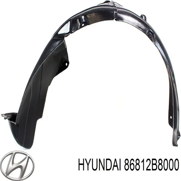 Nadkole błotnika przedniego prawe 86812B8000 Hyundai/Kia