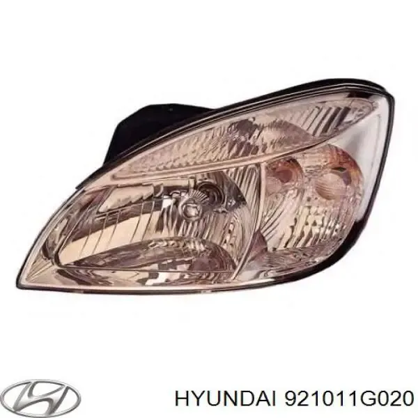 Reflektor lewy 921011G020 Hyundai/Kia