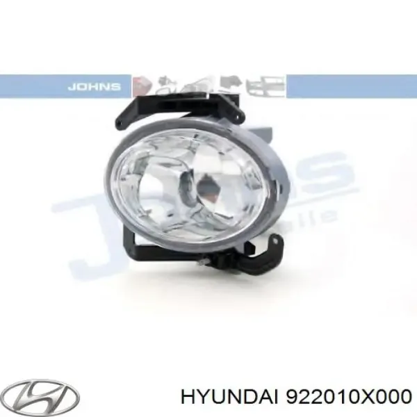 Lampa przeciwmgielna lewa 922010X000 Hyundai/Kia