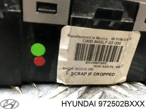 Sterownik trybów ogrzewania/klimatyzacji Hyundai Santa Fe II
