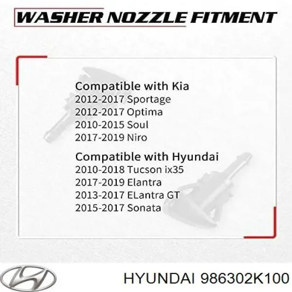 Dysza spryskiwacza szyby przedniej KIA Sportage IV QL