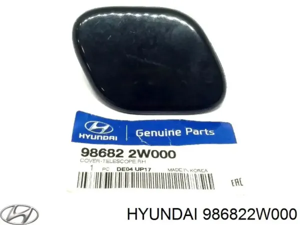 Nakładka dyszy spryskiwacza reflektora przedniego 986822W000 Hyundai/Kia