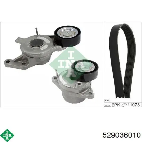 Pasek napędowy mechanizmów, zestaw 1687978480 Peugeot/Citroen