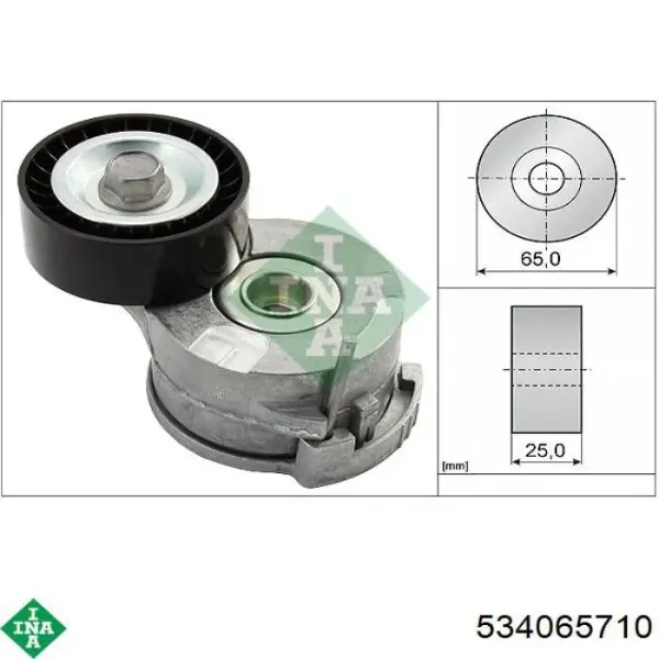 Rolka napinacza paska napędowego 534065710 INA