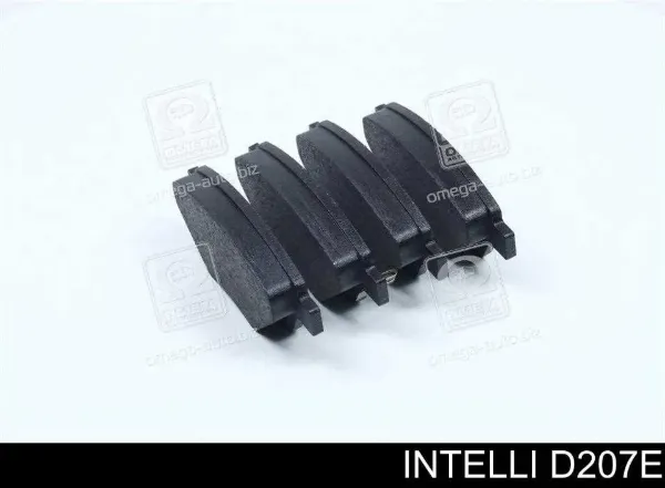 Klocki hamulcowe przednie tarczowe D207E Intelli
