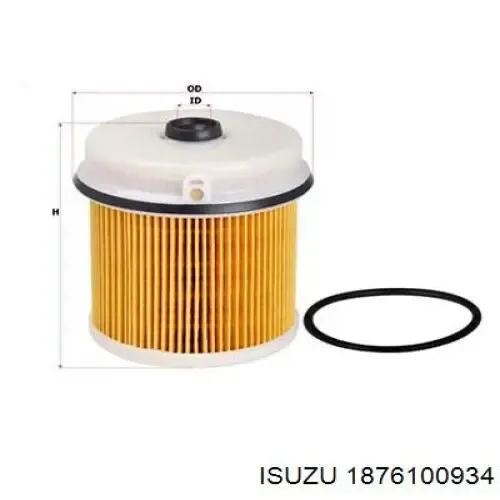 Filtr paliwa 1876100934 Isuzu