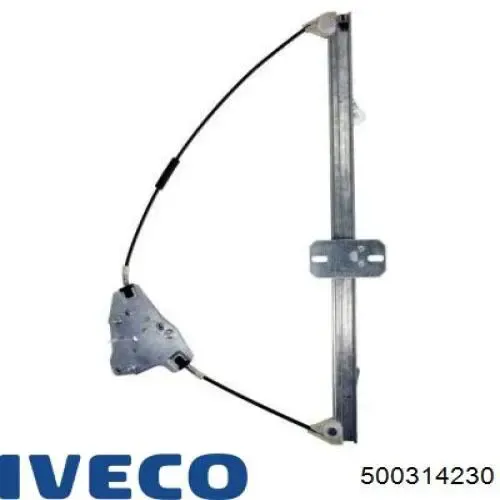Mechanizm podnoszenia szyby drzwi przednich prawych 500314230 Iveco