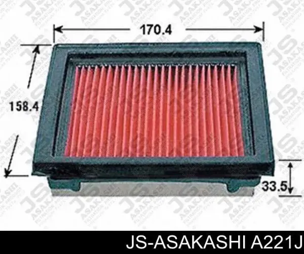 Filtr powietrza A221J JS Asakashi