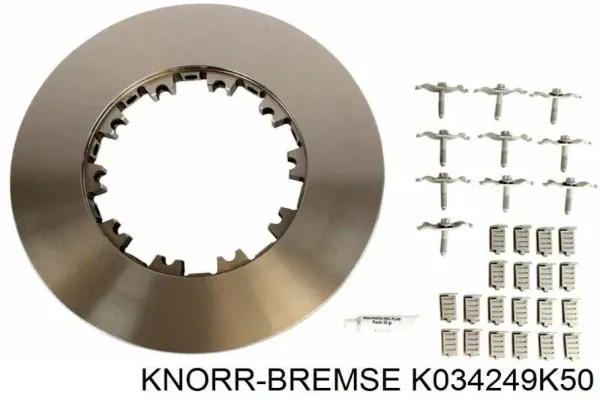 Tarcza hamulcowa przednia K034249K50 Knorr-bremse