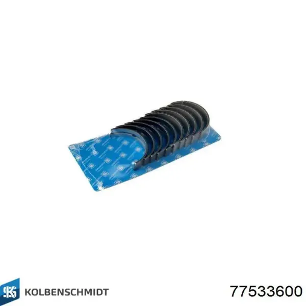 Panewki główne wału korbowego, zestaw, standardowe (STD) 77533600 Kolbenschmidt