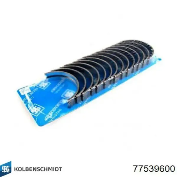 Panewki główne wału korbowego, zestaw, standardowe (STD) 77539600 Kolbenschmidt