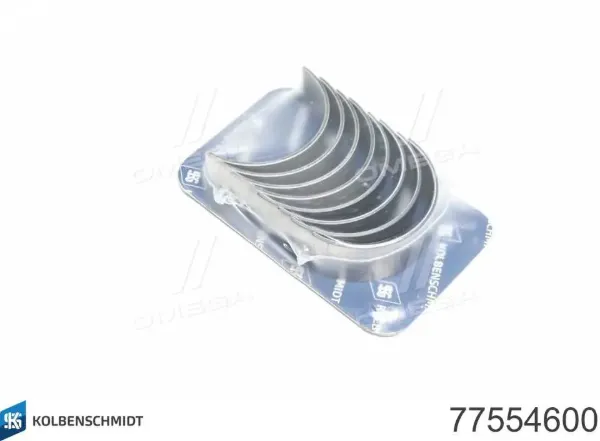 Panewki korbowodowe wału korbowego, zestaw, standardowe (STD) 77554600 Kolbenschmidt