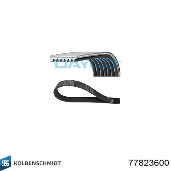 Panewki korbowodowe wału korbowego, zestaw, standardowe (STD) 77823600 Kolbenschmidt