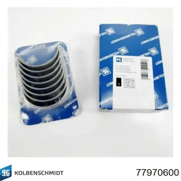 Panewki korbowodowe wału korbowego, zestaw, standardowe (STD) 77970600 Kolbenschmidt