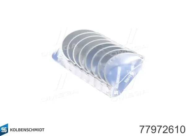 Panewki korbowodowe wału korbowego, zestaw, 1. naprawa (+0,25) 77972610 Kolbenschmidt