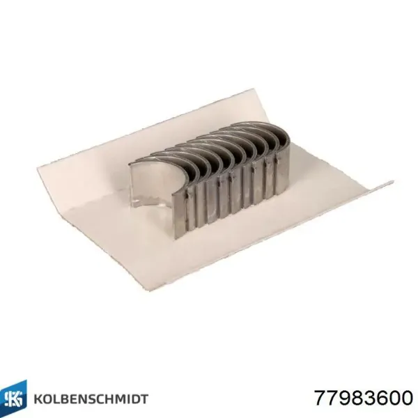 Panewki główne wału korbowego, zestaw, standardowe (STD) 77983600 Kolbenschmidt