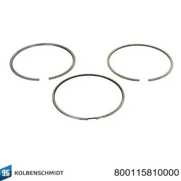 Pierścienie tłokowe na 1 cylinder, STD. 800115810000 Kolbenschmidt